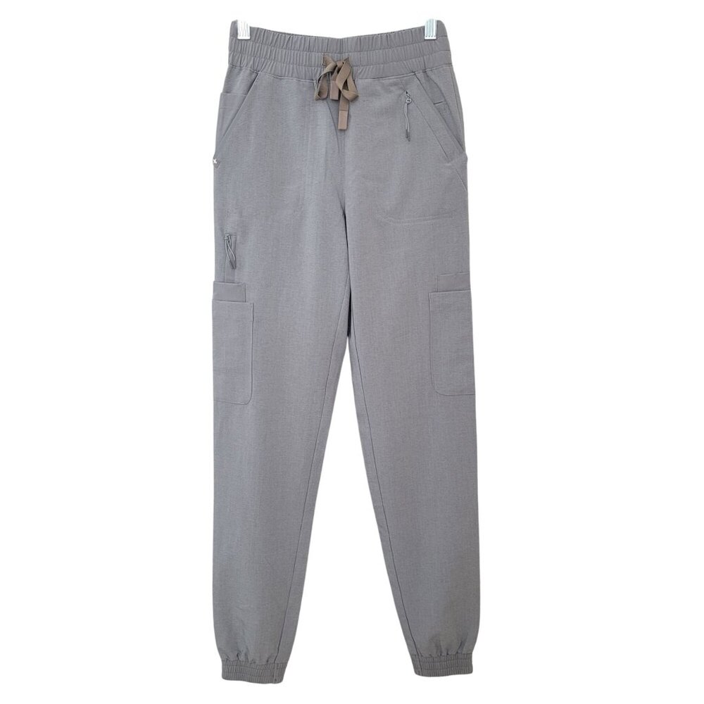 Figs Charlotte 21Pocket Slim Tall Scrub Pants Womens Size XXS Grey NWT